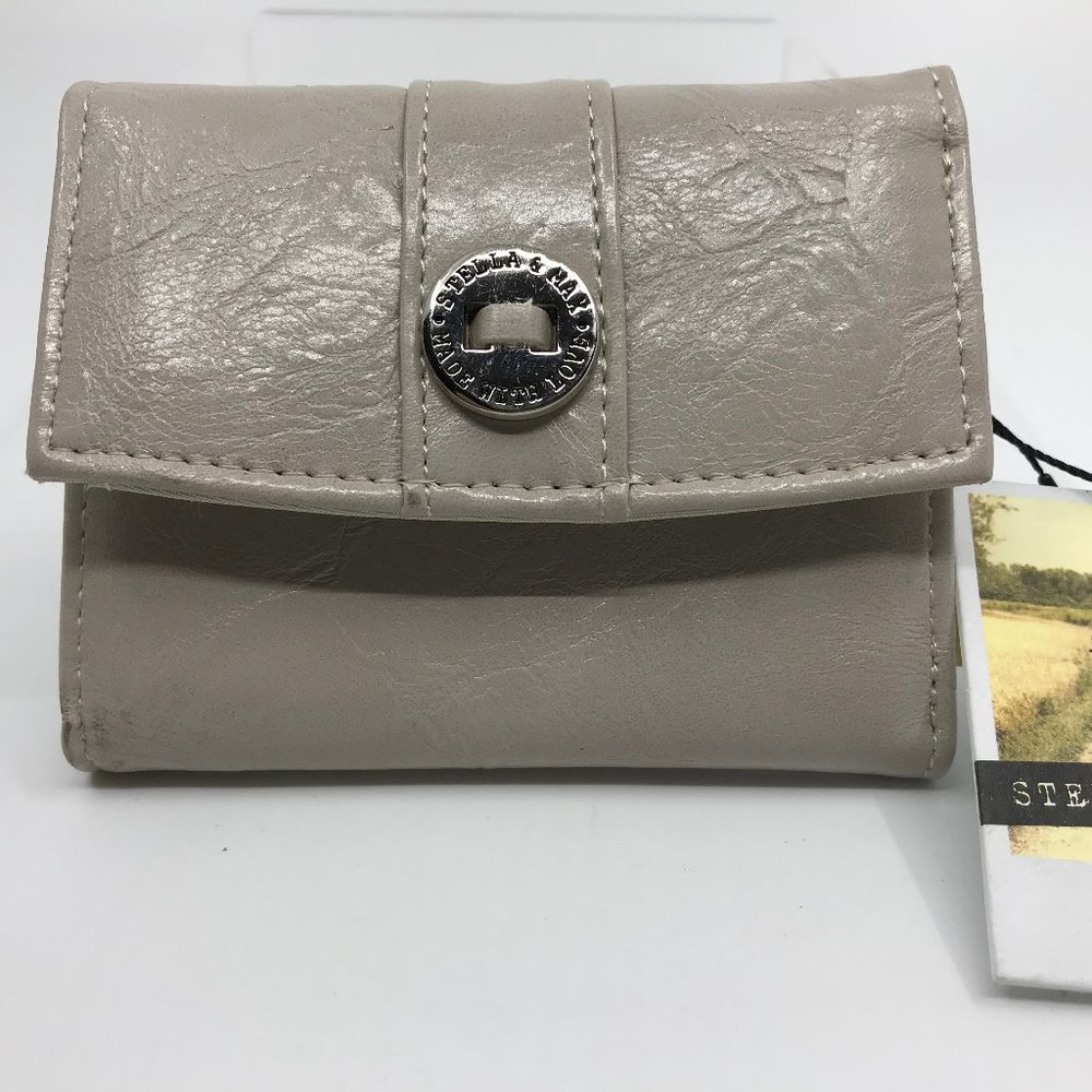 STELLA & MAX Tri Fold Index Wallet Sweetest Thing Stormy Grey